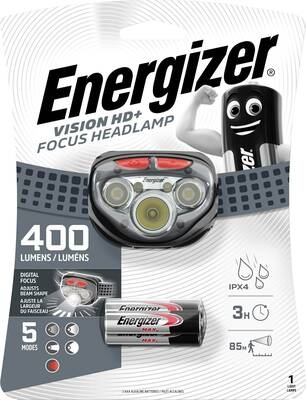 Energizer LED čelovka Vision HD+ Focus 3 x AAA 400 lumens
